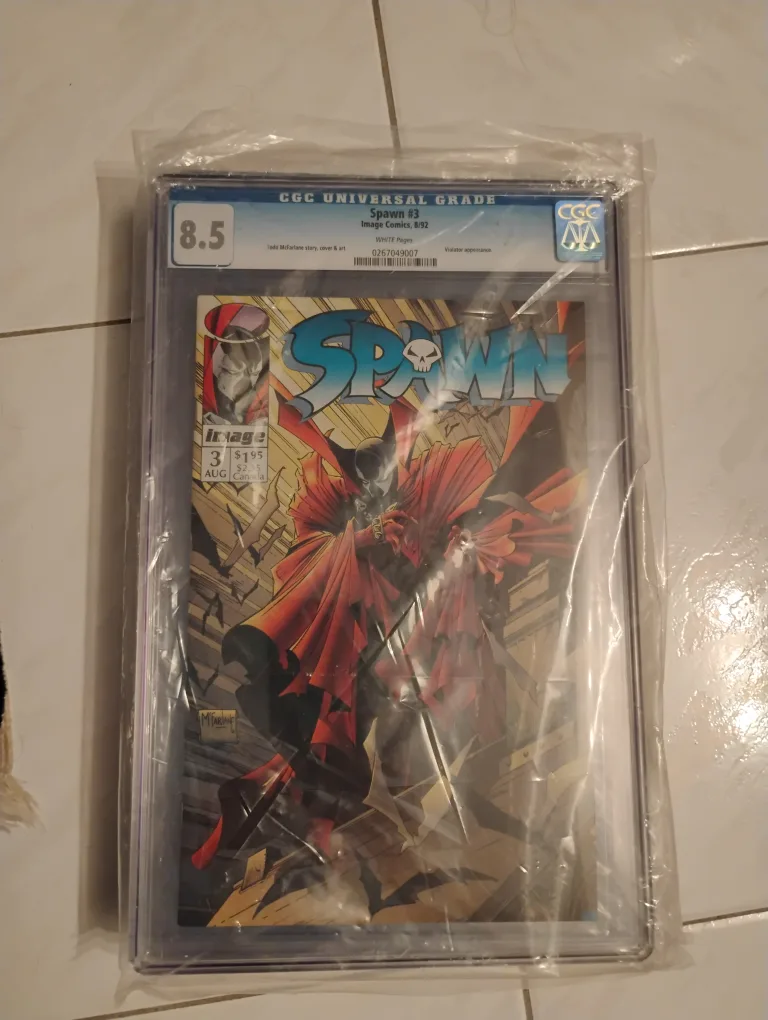 Spawn 3 Image Comics August 1992 Graded CGC 8.5 Comic Book thumbnail