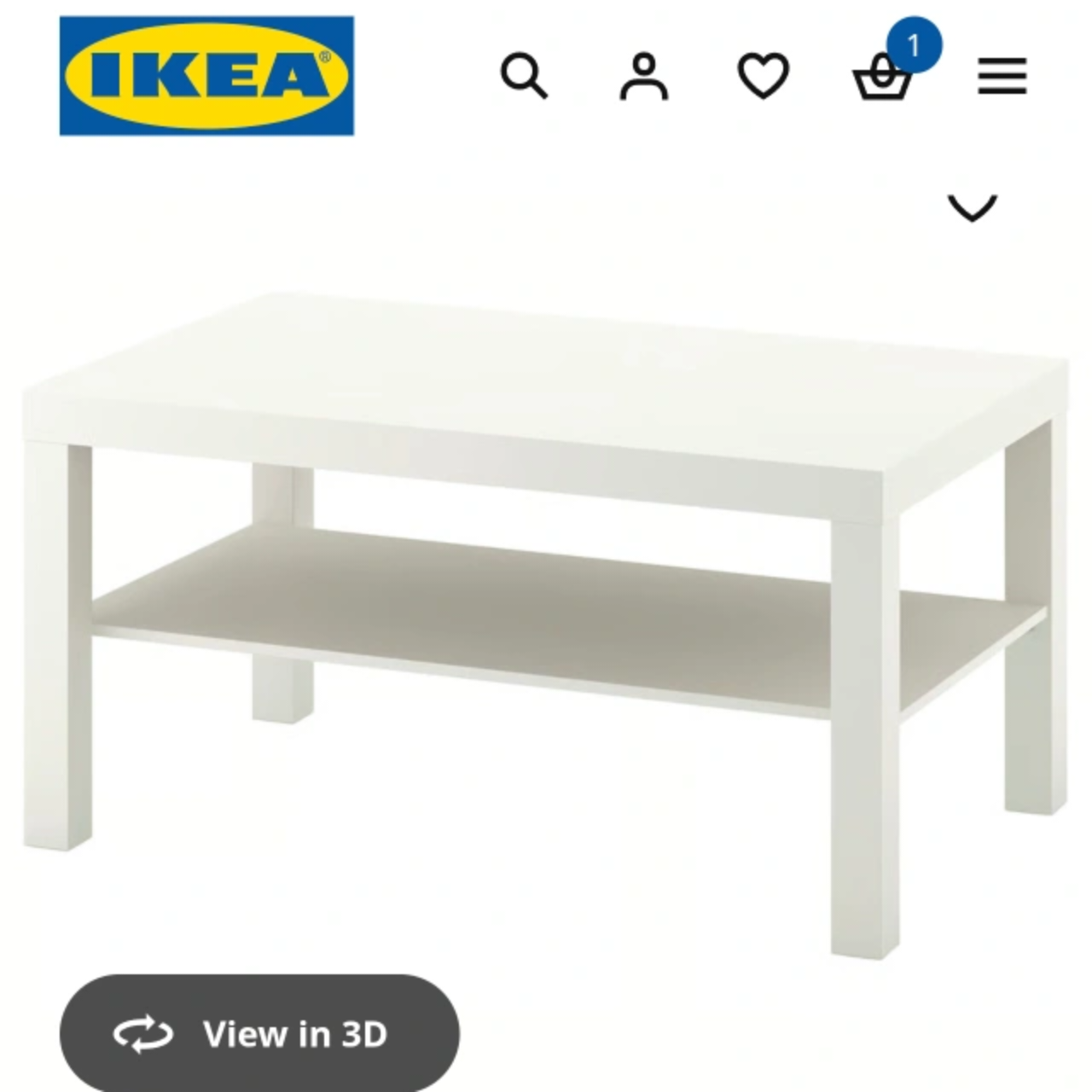 IKEA LACK Coffee Table - White
