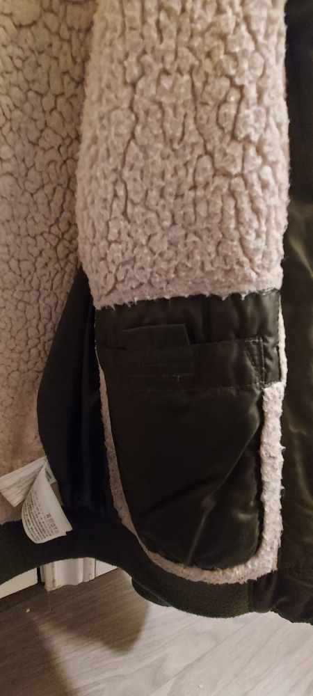 Hollister Olive Green XS Sherpa Lined Jacket - photo 5