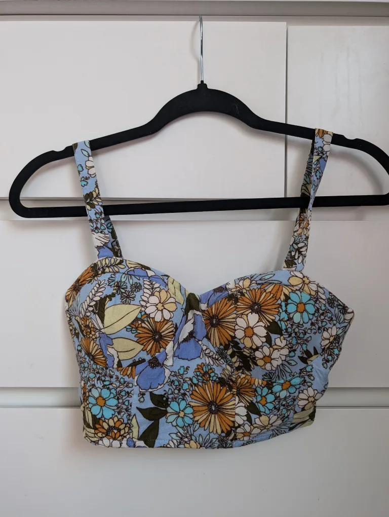 Floral Bustier Top thumbnail