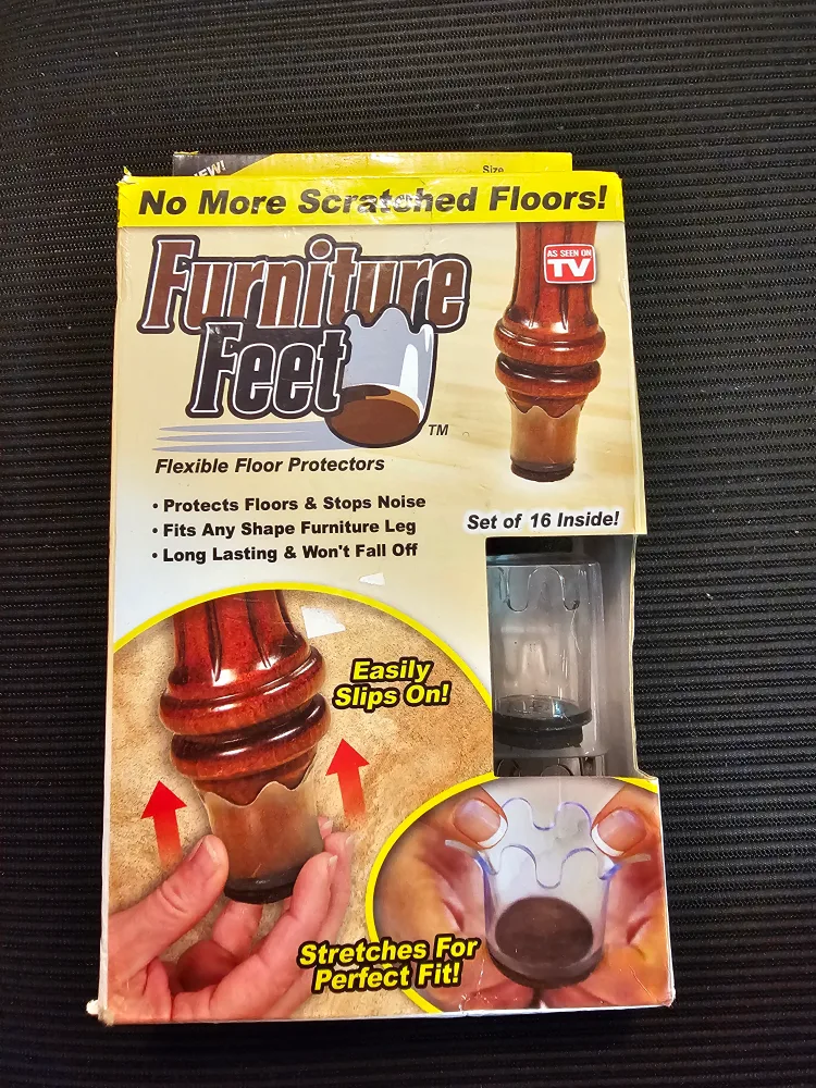 Furniture Feet Flexible Floor Protectors - 16 pc Small thumbnail