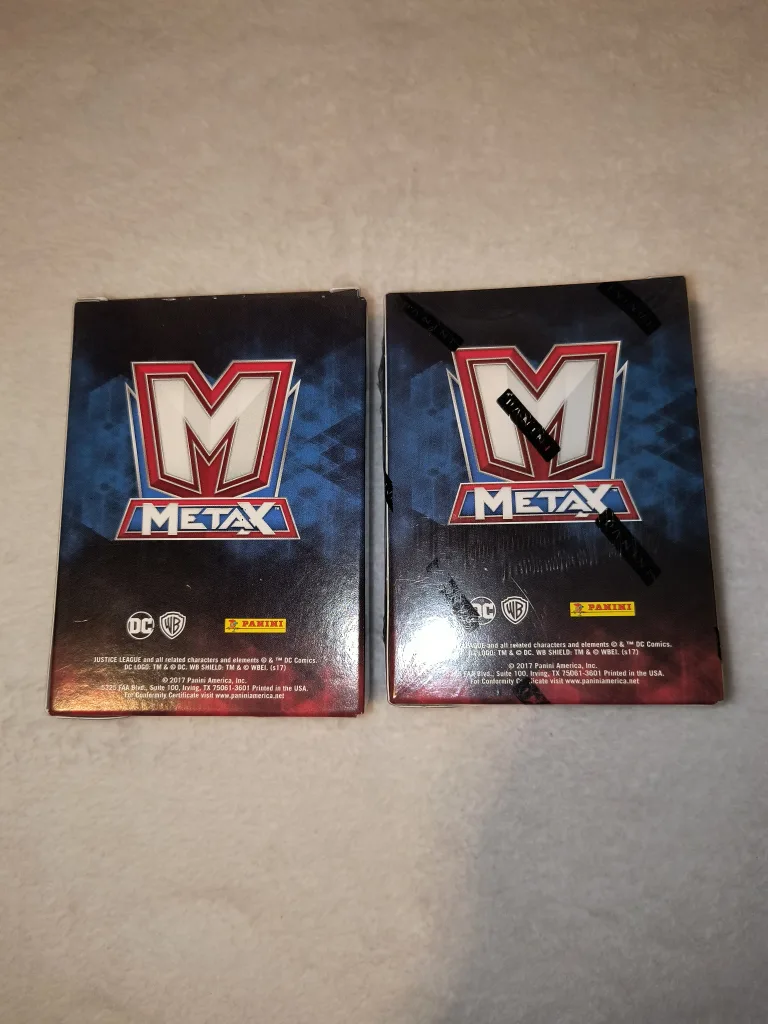Justice League Demo Decks - 2 Boxes - Metax Panini Cards image indicator(2)