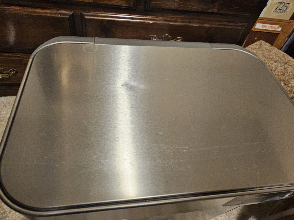 Simplehuman Fingerprint 45L Proof Trash Can - photo 3