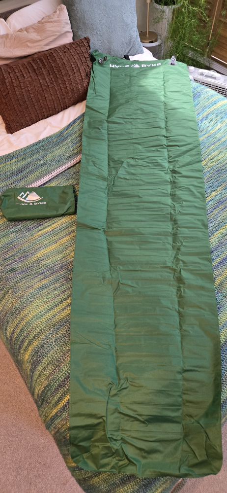 Hyke & Byke Self Inflating Sleeping Pad - Green