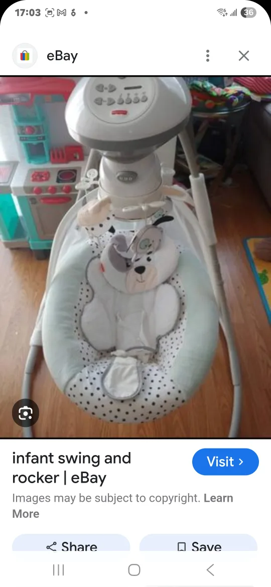 Cradle 'n Swing Fisher-Price Dots & Spots image indicator(9)