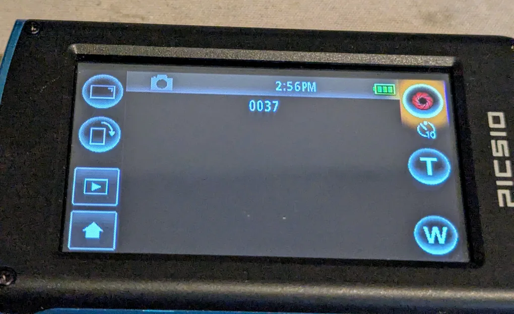 Picsio GC-WP10 waterproof camcorder image indicator(7)