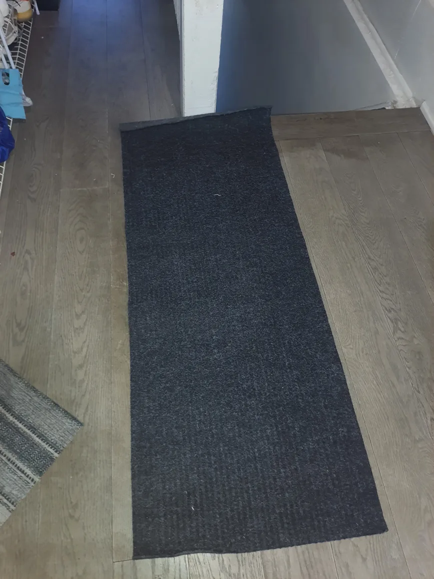 Dark Grey Runner Rug thumbnail