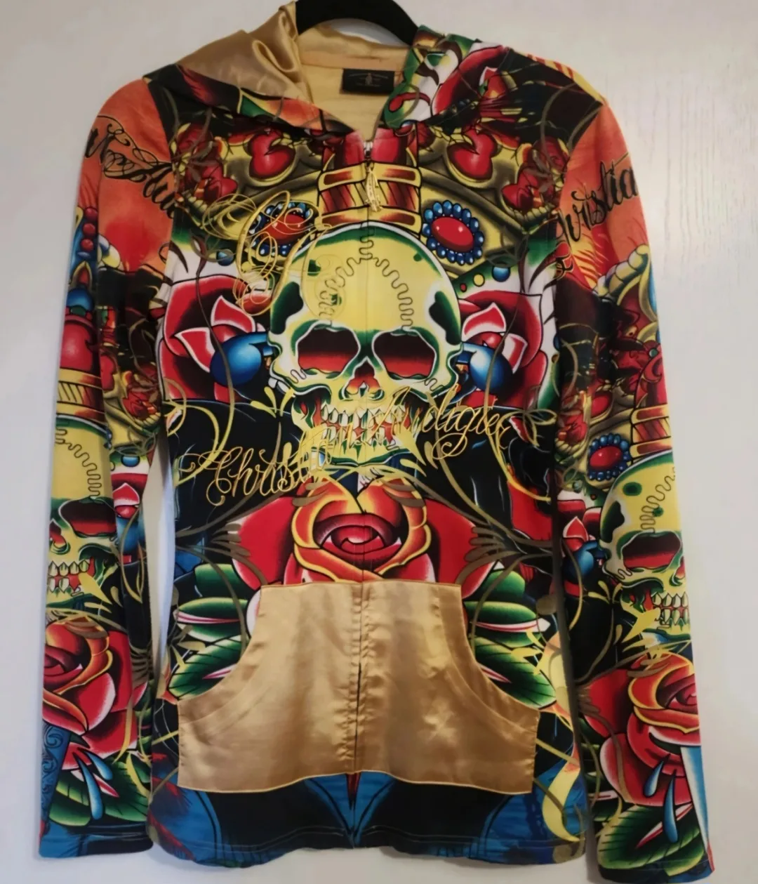 Christian Audigier Hoodie - Size S (Pick up only) thumbnail