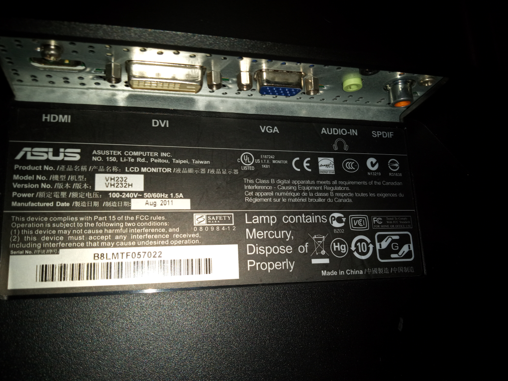 ASUS 23" LCD Monitor - photo 2