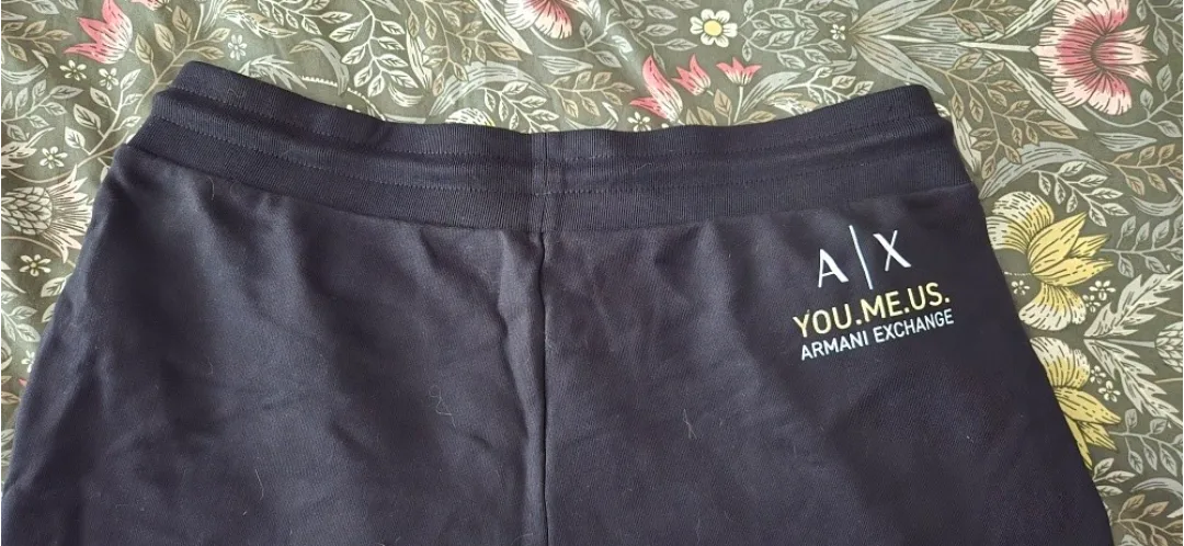 Armani Exchange Black Joggers - Size L - New with Tags! image indicator(5)