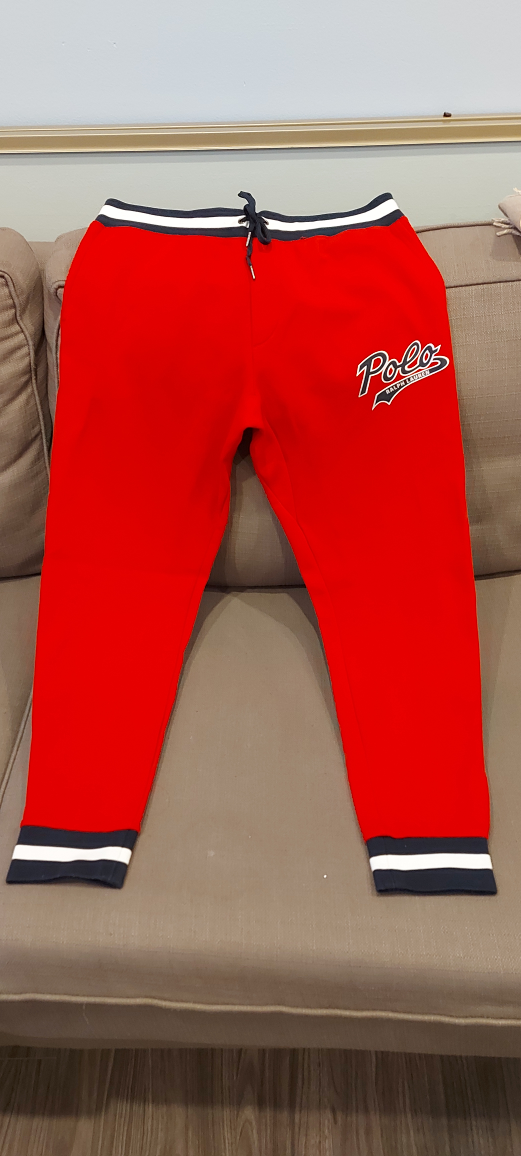 Polo Ralph Lauren Red Jogger Pants - photo 2