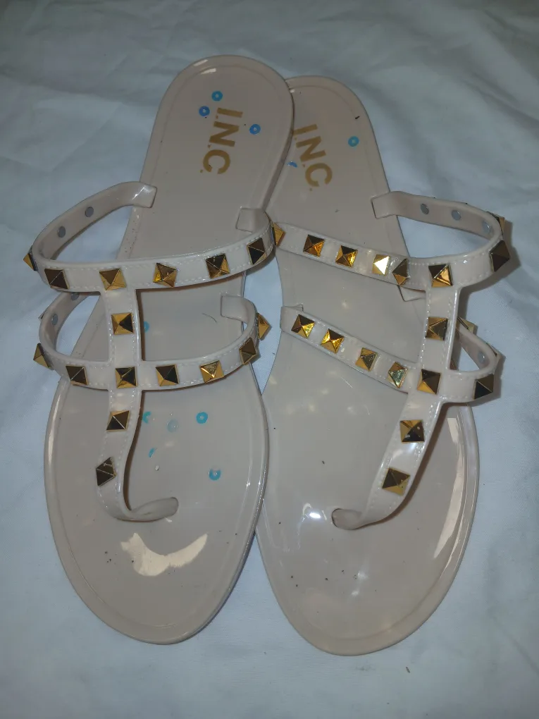 I.N.C. Studded Jelly Sandals thumbnail