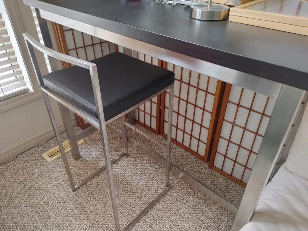Bar Height Table / Standing desk with Stool thumbnail