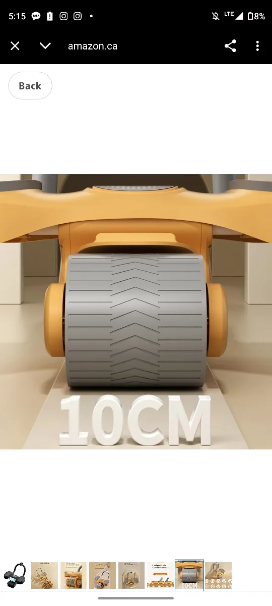 Taka Neko Automatic Rebound Ab Roller - Black image indicator(5)