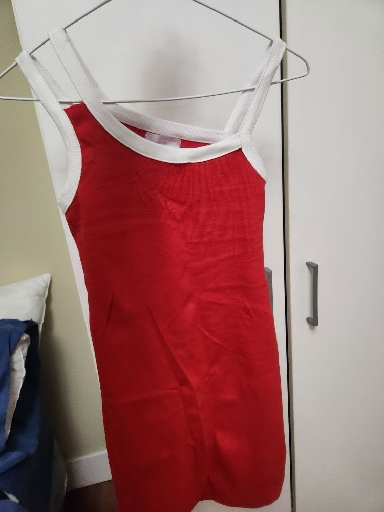 OAK + FORT Red Dress - Size M - photo 2
