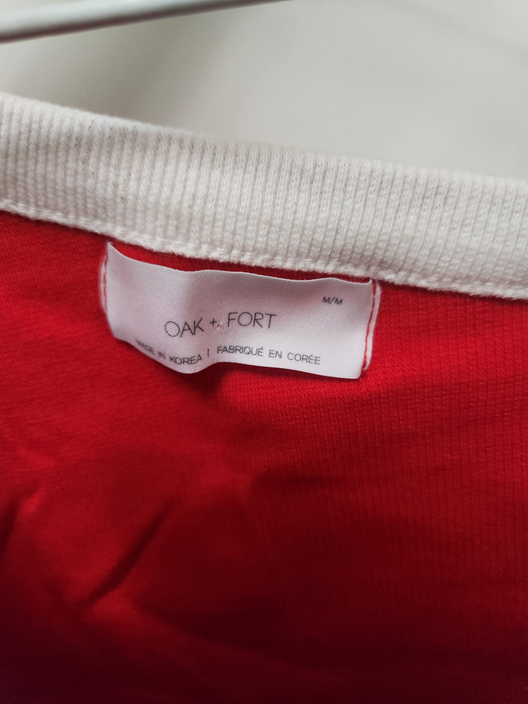 OAK + FORT Red Dress - Size M - photo 4
