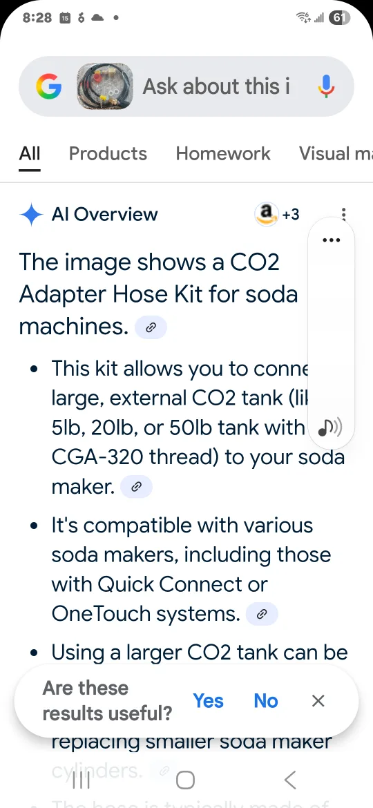 CO2 Adapter Hose Kit for Soda Machines image indicator(3)