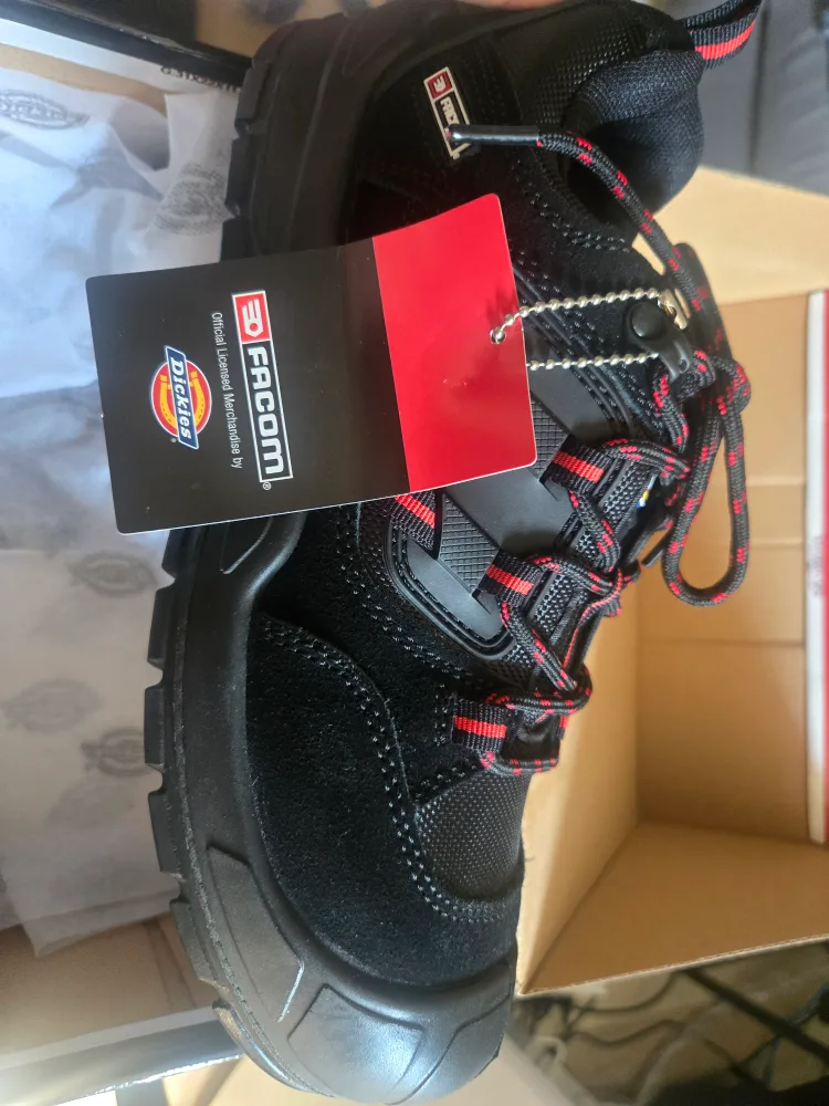 New Facom Dickies Spider 2 Black Work Boots - Size 7 thumbnail