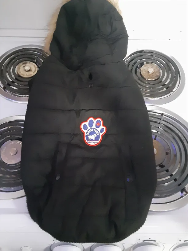 Canada Pooch Dog Puffer Coat - Black thumbnail