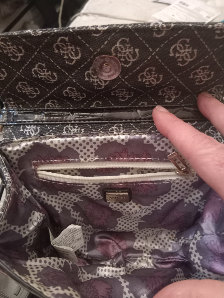 Guess Grey Patterned Crossbody Bag - photo 2