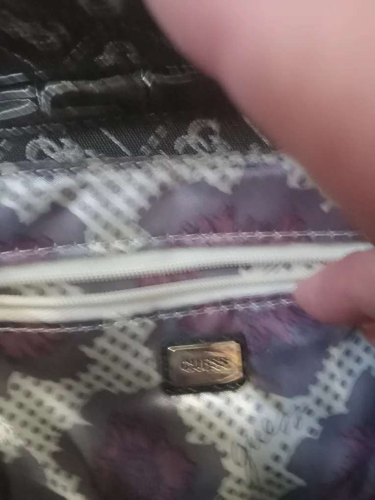 Guess Grey Patterned Crossbody Bag image indicator(3)