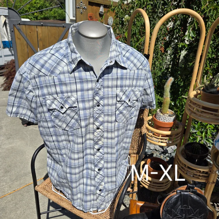 Signature Levi Plaid Shirt Mens-XL thumbnail