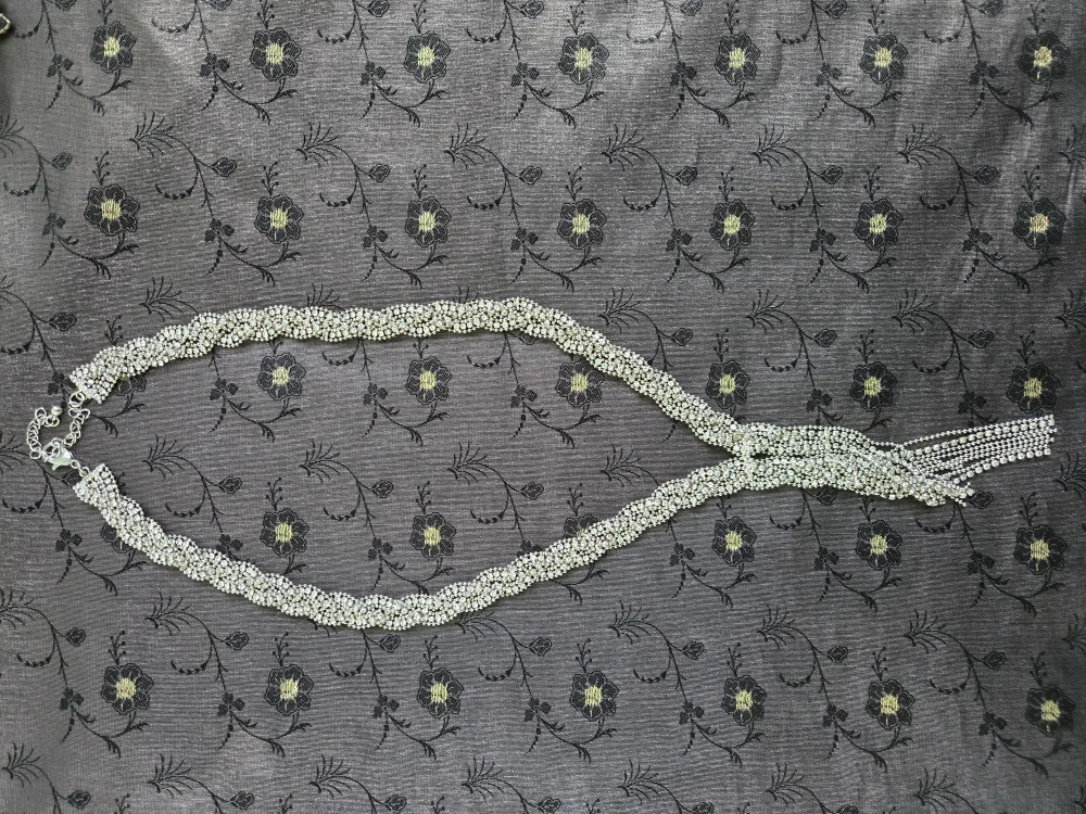 Rhinestone necklace thumbnail