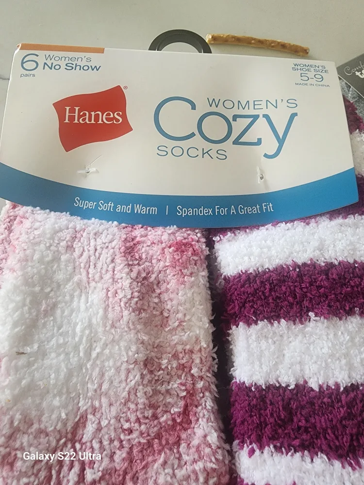 Hanes Women's Cozy Socks & Men's Crew Socks thumbnail