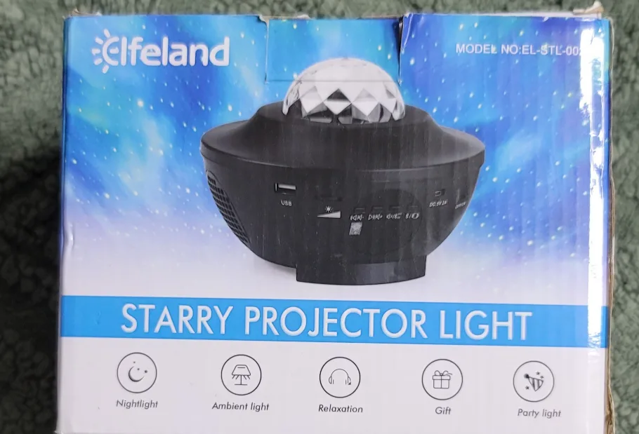 New Starry Projector Light with Bluetooth Speaker thumbnail