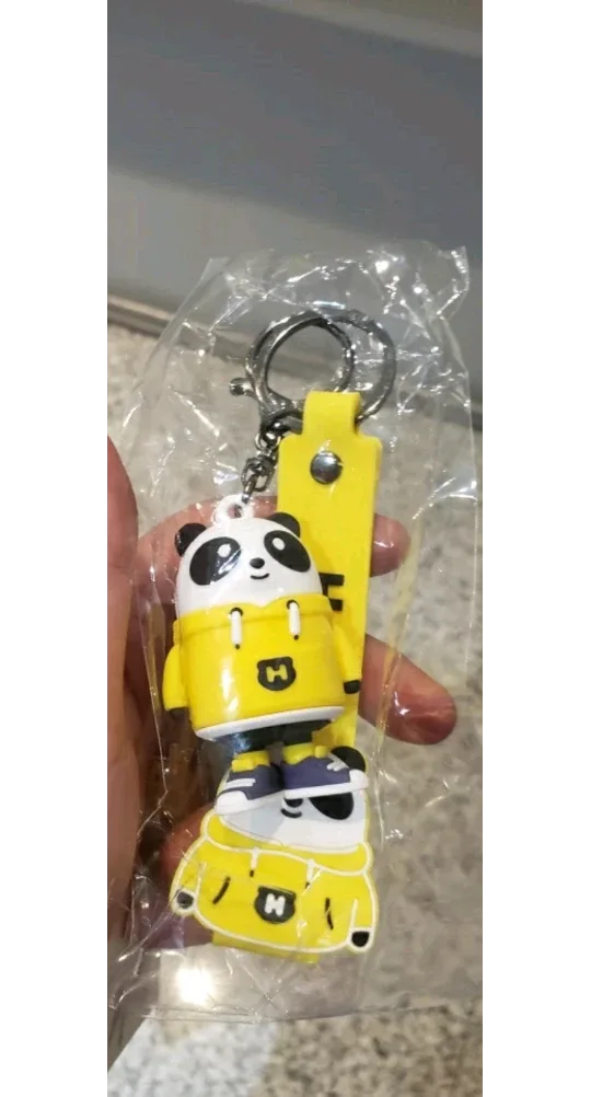 Hungry Panda Panda Keychain - New thumbnail