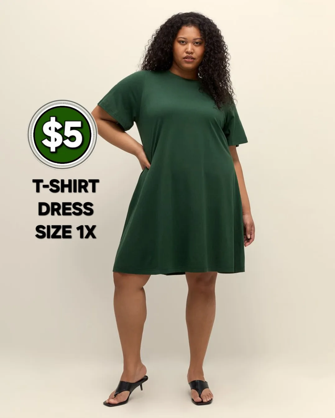 T-shirt Swing Dress - Size 1X thumbnail