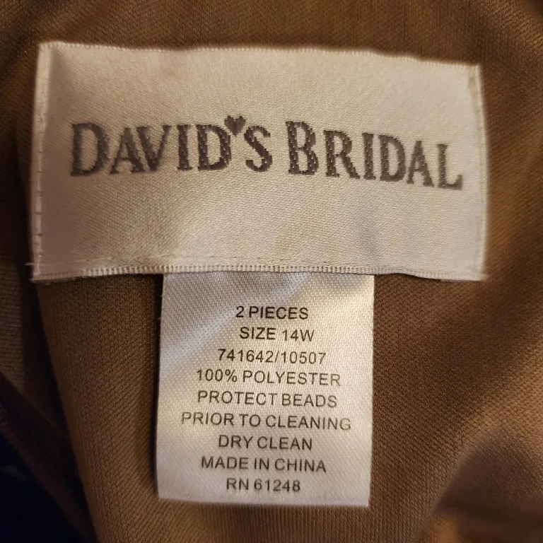 David's Bridal Brown Dress image indicator(7)