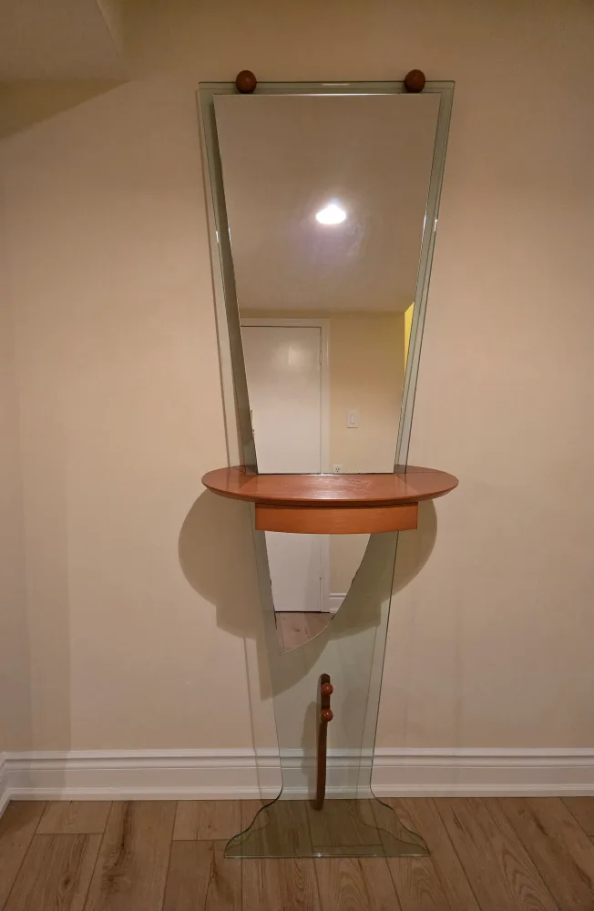Tall Standing Mirrow w/ Console Table thumbnail