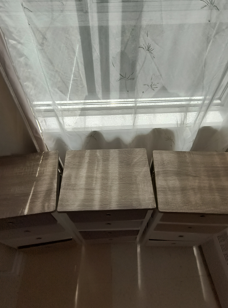 3 Drawer Chests with fabric drawers - Great Condition! - photo 4