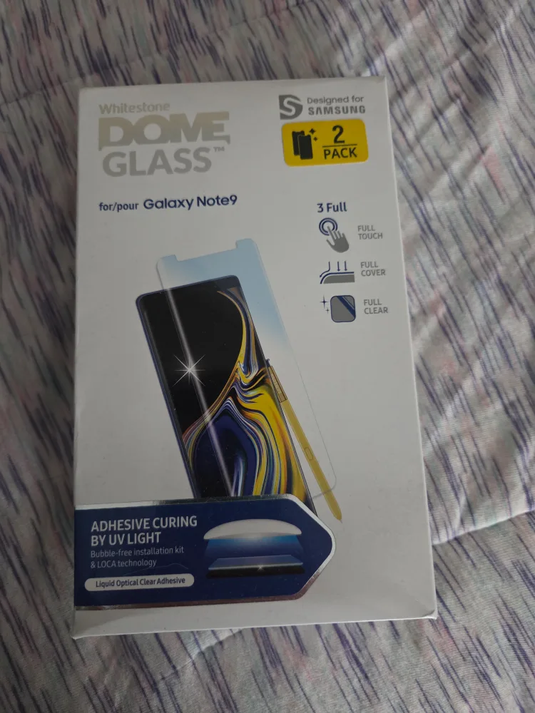 Whitestone Dome Glass 2-Pack for Galaxy Note9 thumbnail