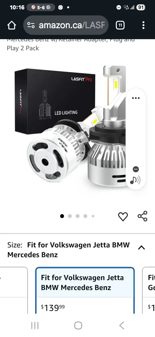 Lasfit Pro LED Lighting - Fit for VW, BMW, Mercedes Benz image indicator(3)