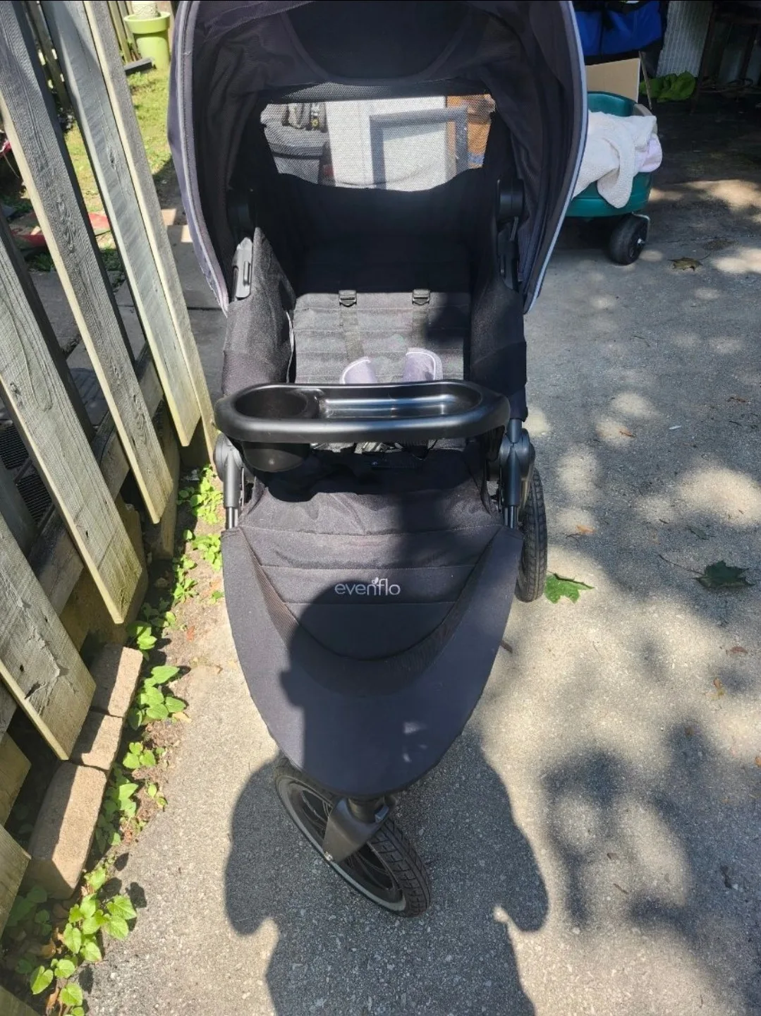 Evenflo Folio3 Black Stroller -Retails for $300 Like New image indicator(2)