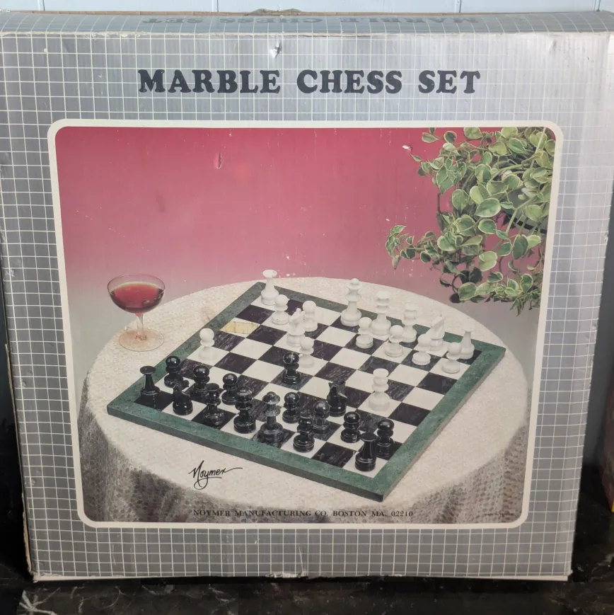 Vintage Noymer Marble Chess Set thumbnail