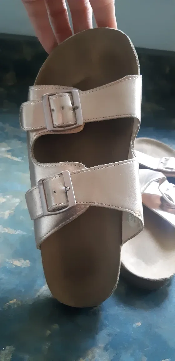 Size 5 Rose Gold Sandals thumbnail