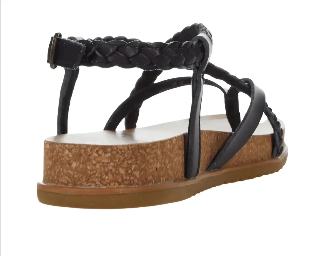 ❣️ New Blowfish Foxtail Black Vegan Leather Sandals size 6 image indicator(4)