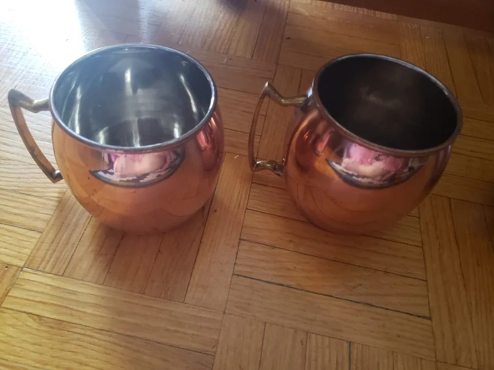Strawberry Street Copper Mugs - Set of 2 🇨🇦 thumbnail
