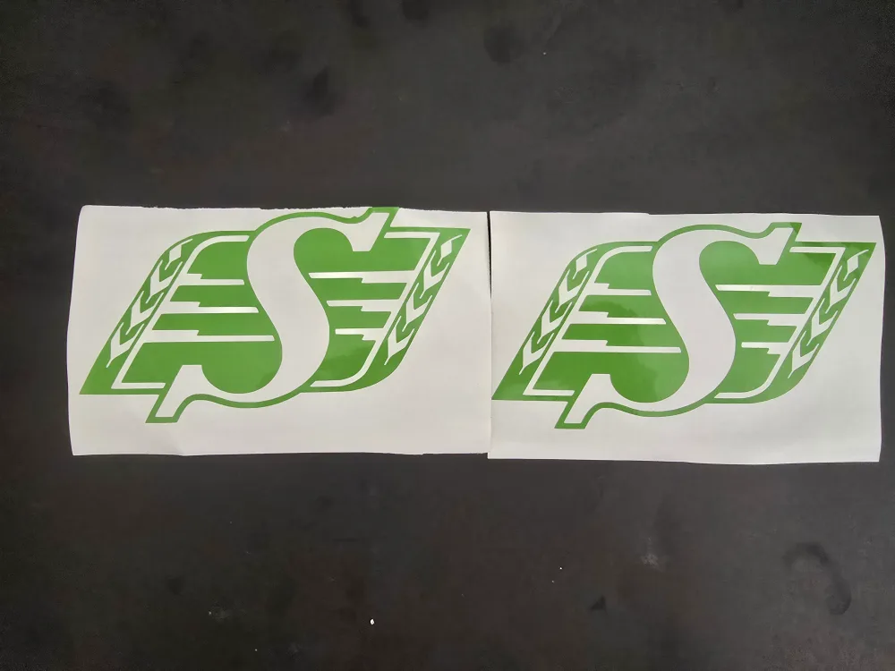 6 inch Saskatchewan Roughriders Decal thumbnail
