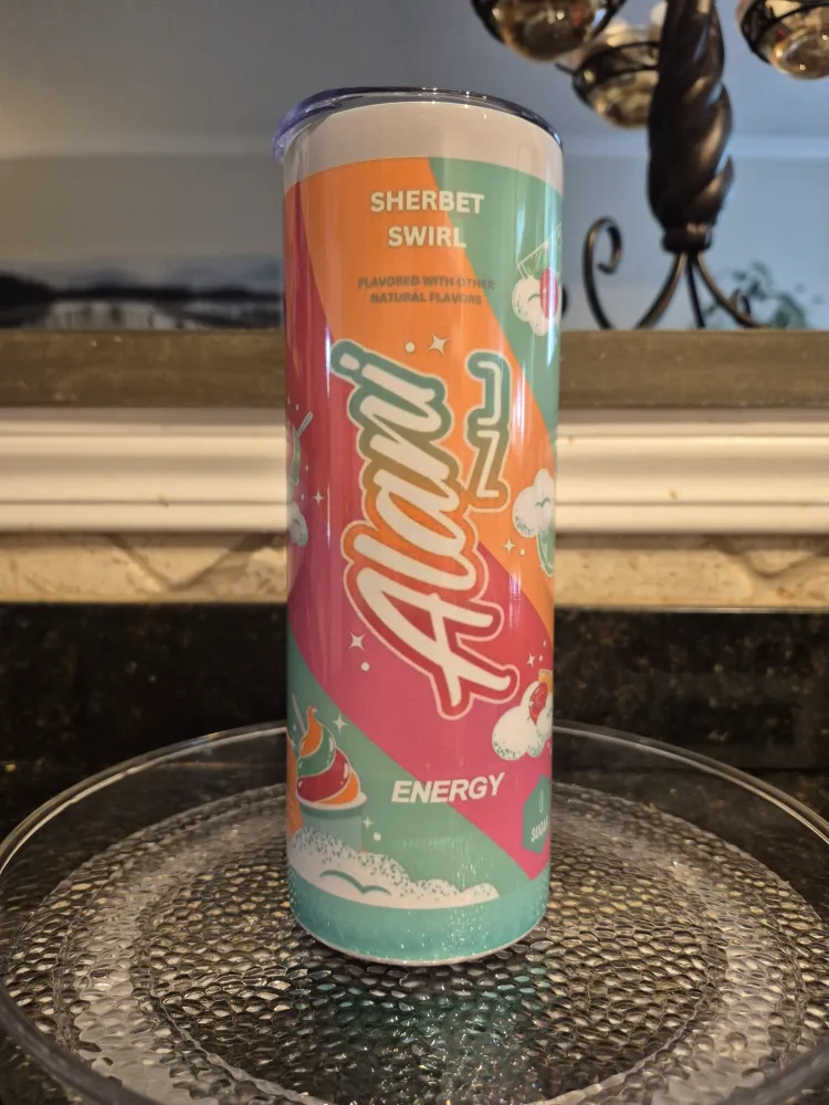 Alani Nu Sherbet Swirl Energy Tumbler thumbnail