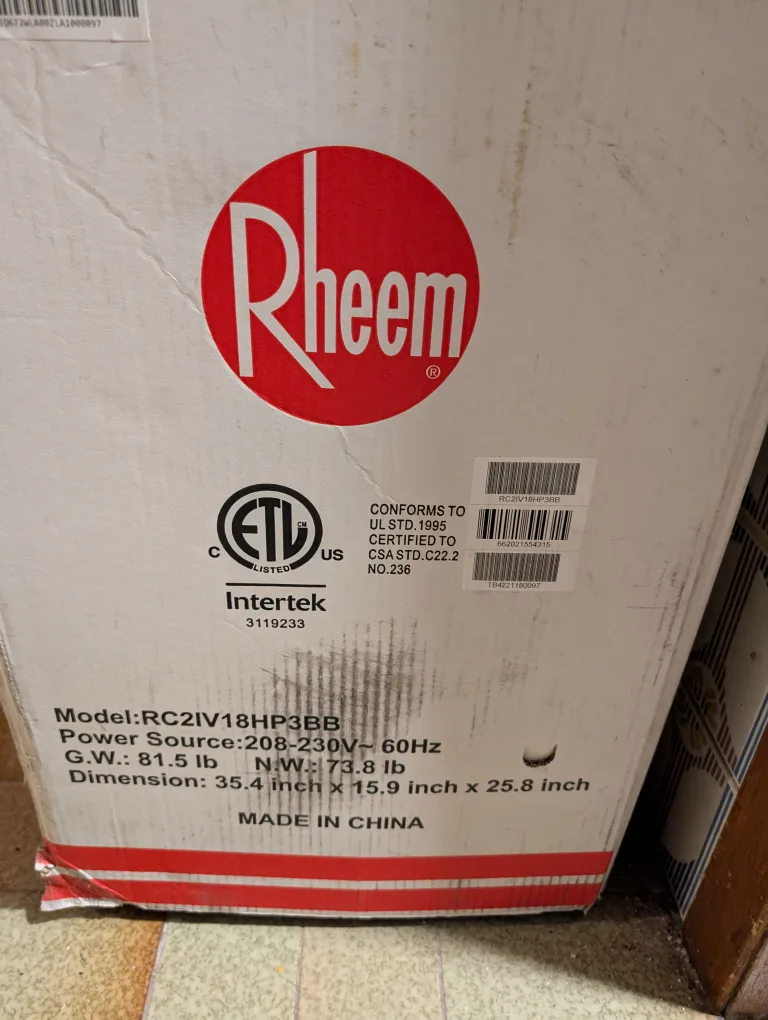 Rheem SEER 19 Inverter Heat Pump Mini Split image indicator(2)