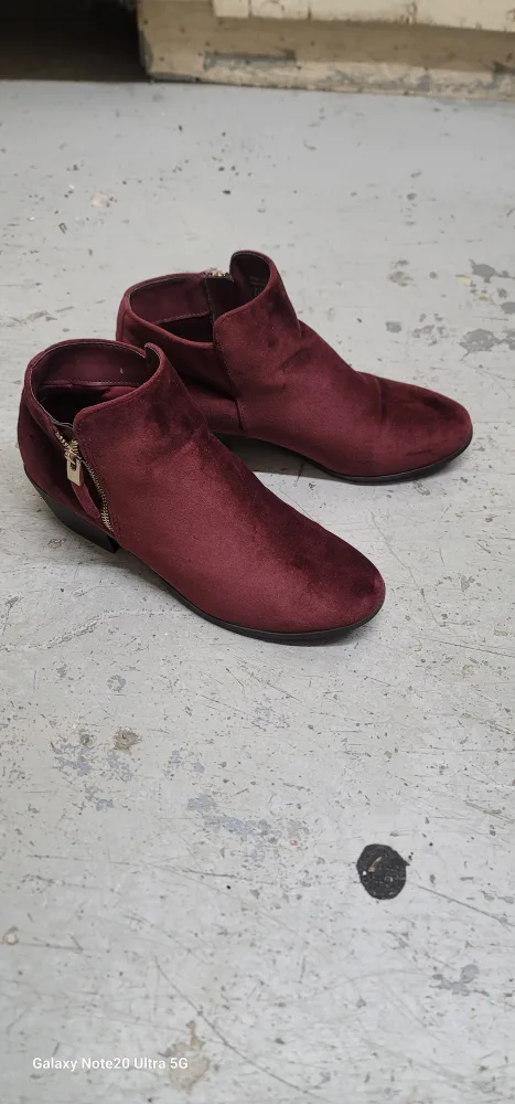 Burgundy Ankle Boots image indicator(2)