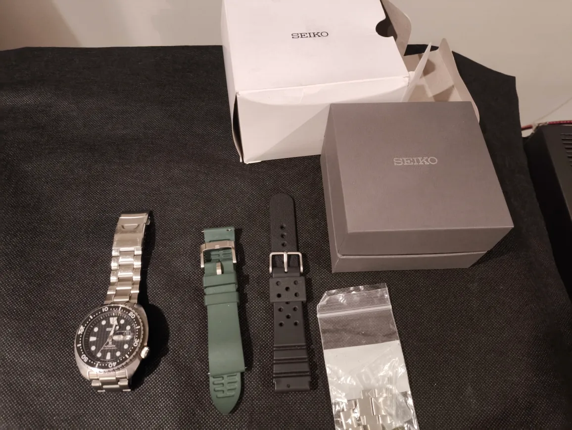 Seiko King Turtle Black Waffle Dial Japan image indicator(4)