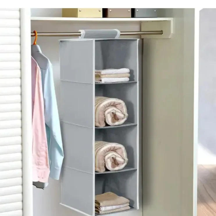 Hanging Closet Organizer - Grey thumbnail