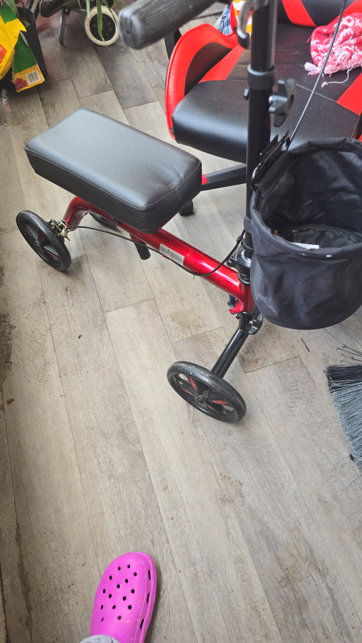Red Knee Walker Scooter