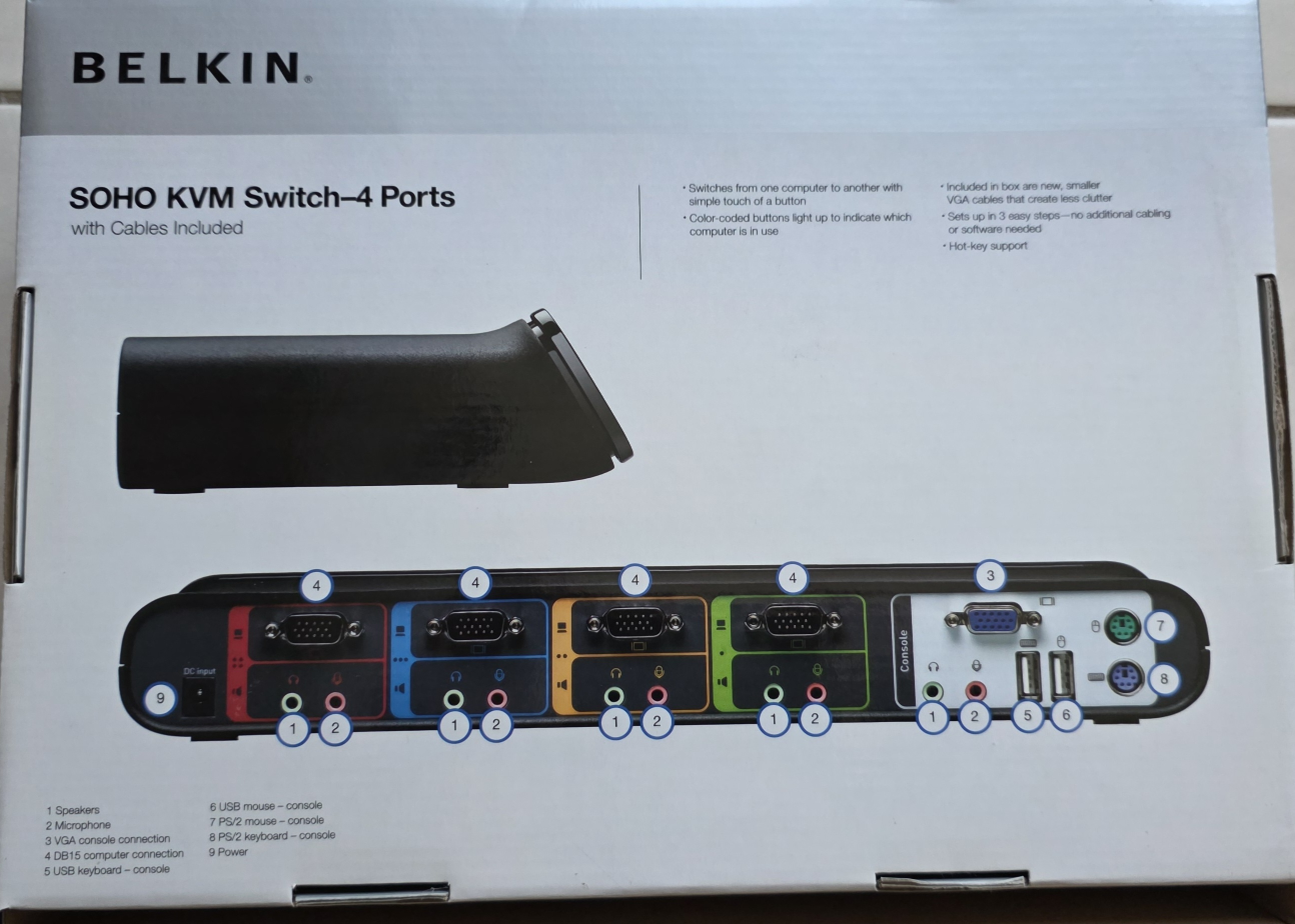 Belkin SOHO KVM Switch - 4 Ports - photo 2
