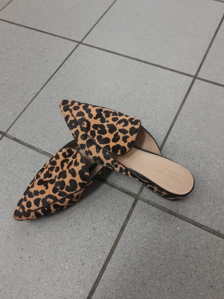 Cole Haan Leopard Print Mules Women's Size 7 thumbnail